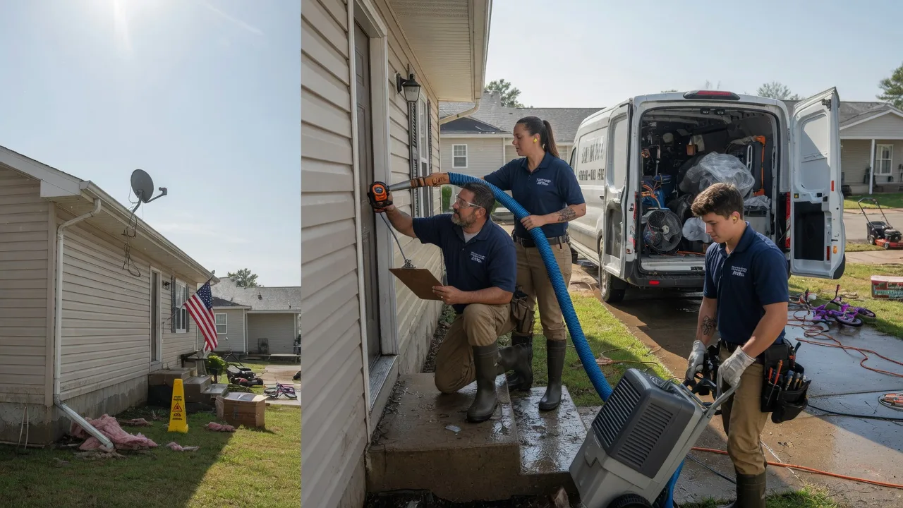 Ceiling Water Damage Restoration in Monticello, IA near me